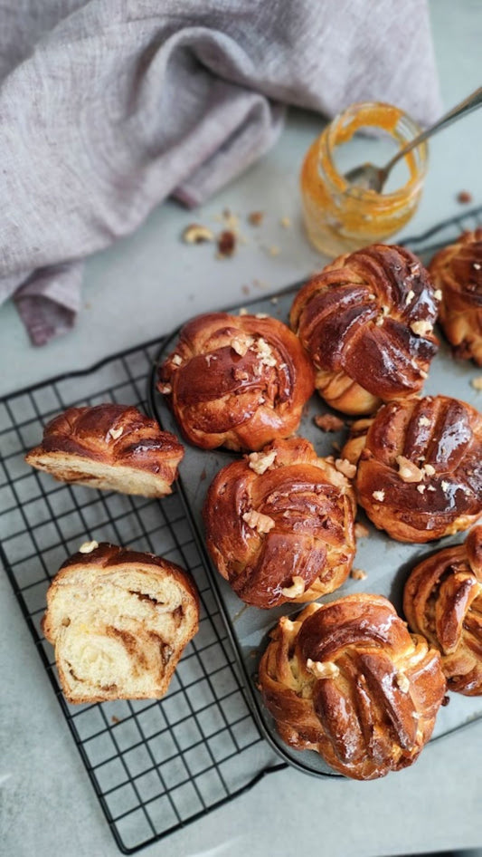 Brioches de Abóbora com Noz