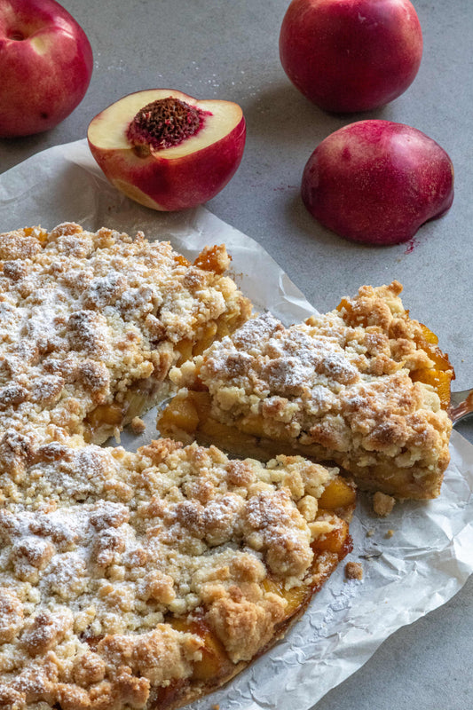 Tarte "Crumble" de Nectarina