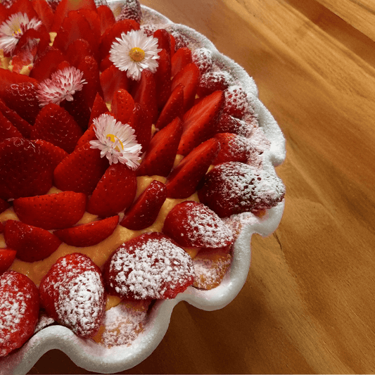 Tarte de Morango e Gengibre